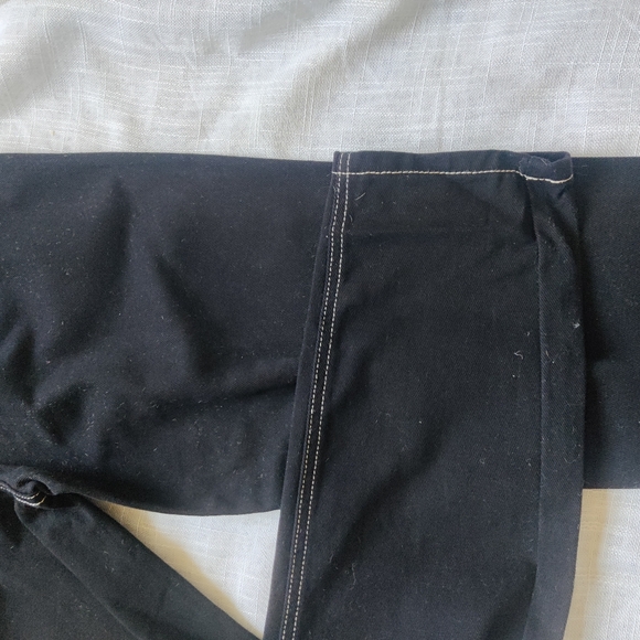 *WEWOREWHAT* NWT Black denim overalls - Picture 4 of 9